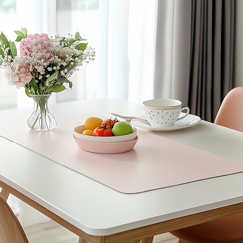 1個入り大型PUレザーマウスパッド、滑り止め防水デスクパッド - Leatherwork Table のレビューと価格