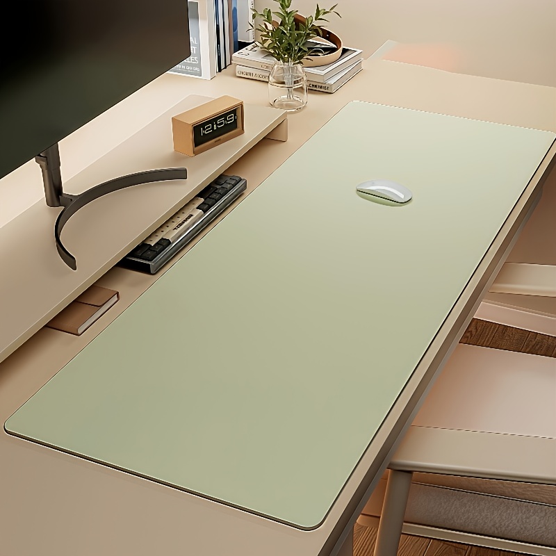 1個入り大型PUレザーマウスパッド、滑り止め防水デスクパッド - Leatherwork Table のレビューと価格