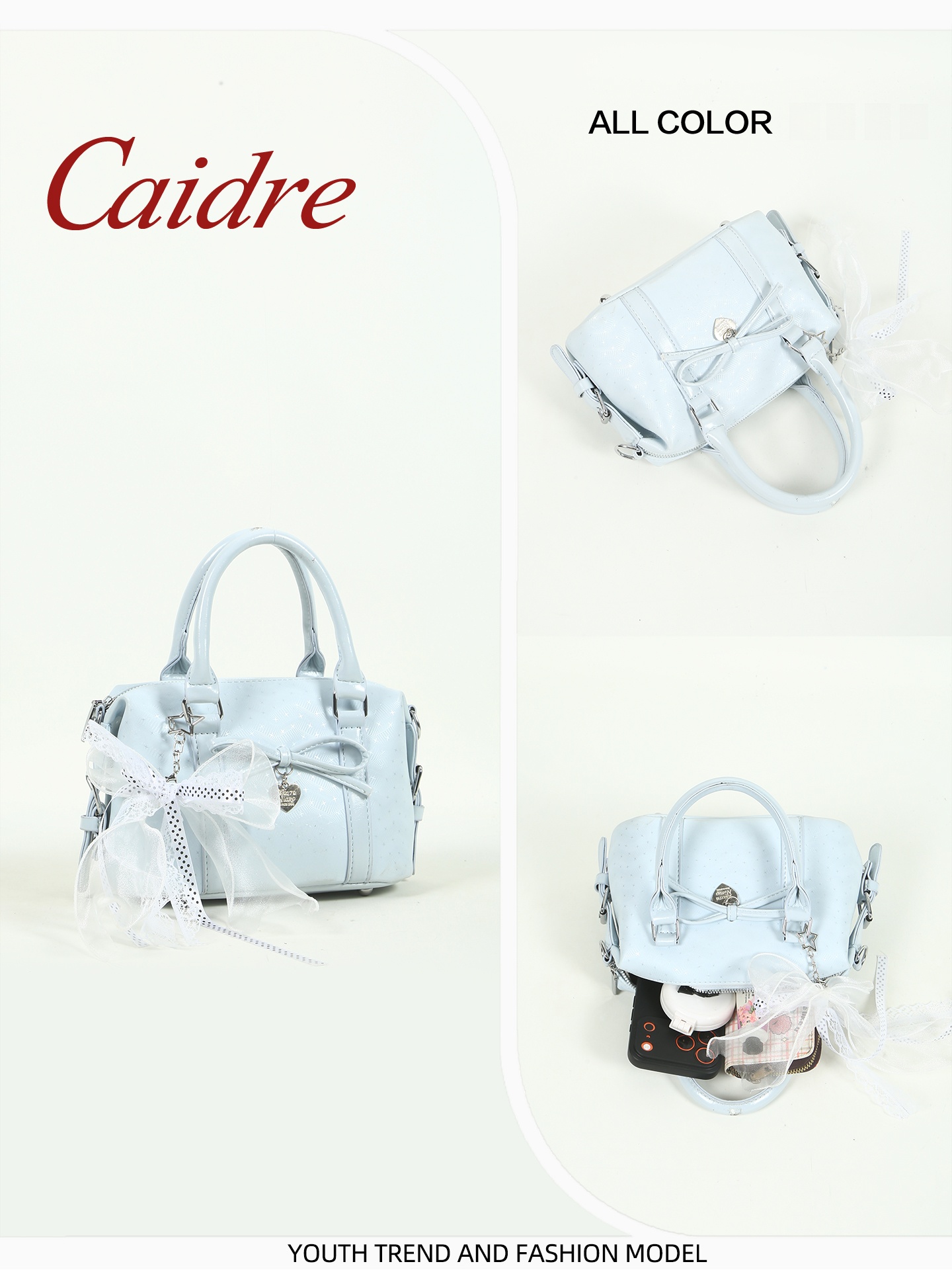 Caidre バタフライノットボストンピローバッグ 2026 - Leather Work Japan のレビューと価格