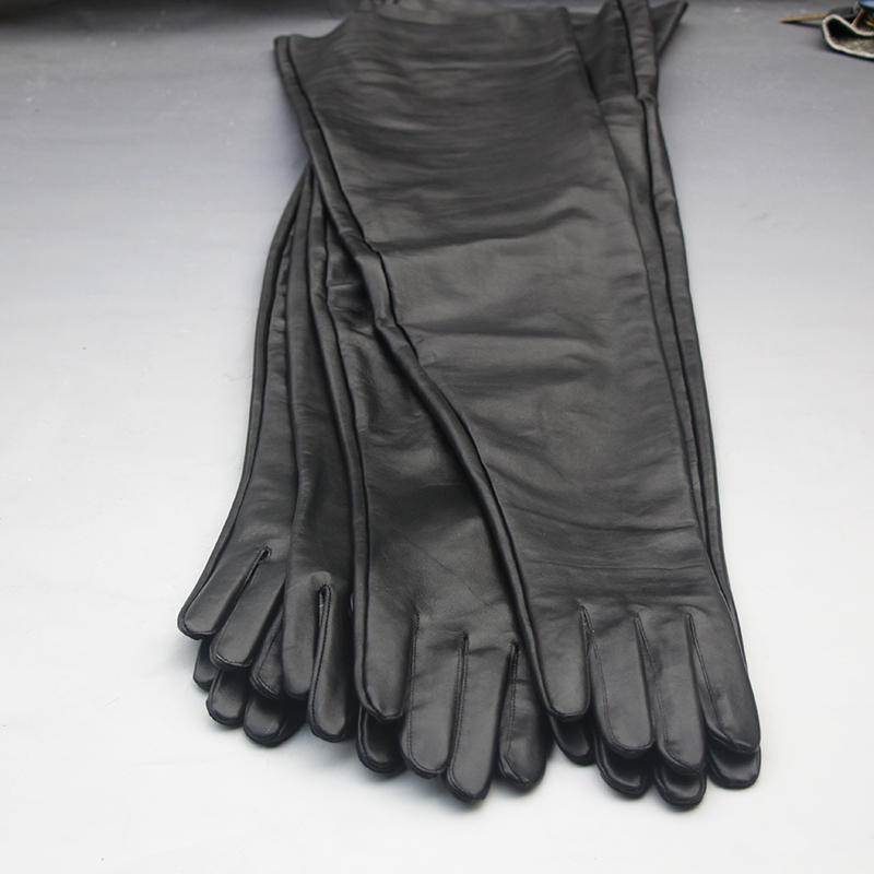 カスタマイズメンズ手袋本革エクストラロングストレートスタイル - Leather Work Winter Gloves のレビューと価格