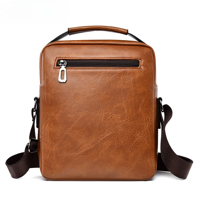 ホットファッション韓国スタイルメンズカジュアルショルダーバッ - Leather Work Bag Mens のレビューと価格