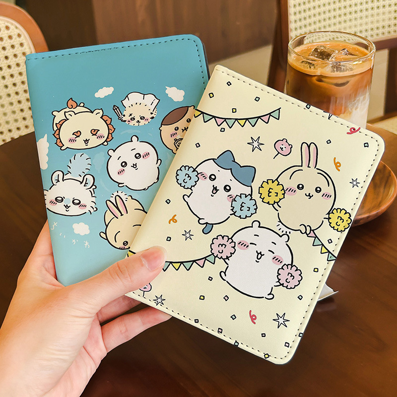 ちいかわかわいいキャラクターズプリントPUパスポートカバー耐 - Leather Work Japan のレビューと価格
