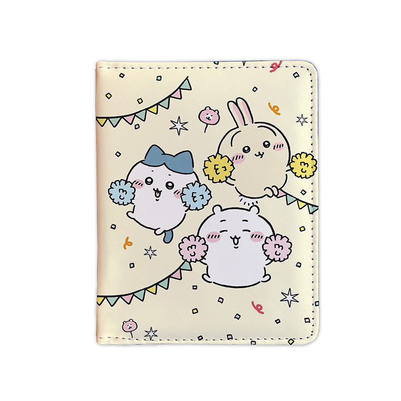 ちいかわかわいいキャラクターズプリントPUパスポートカバー耐 - Leather Work Japan のレビューと価格