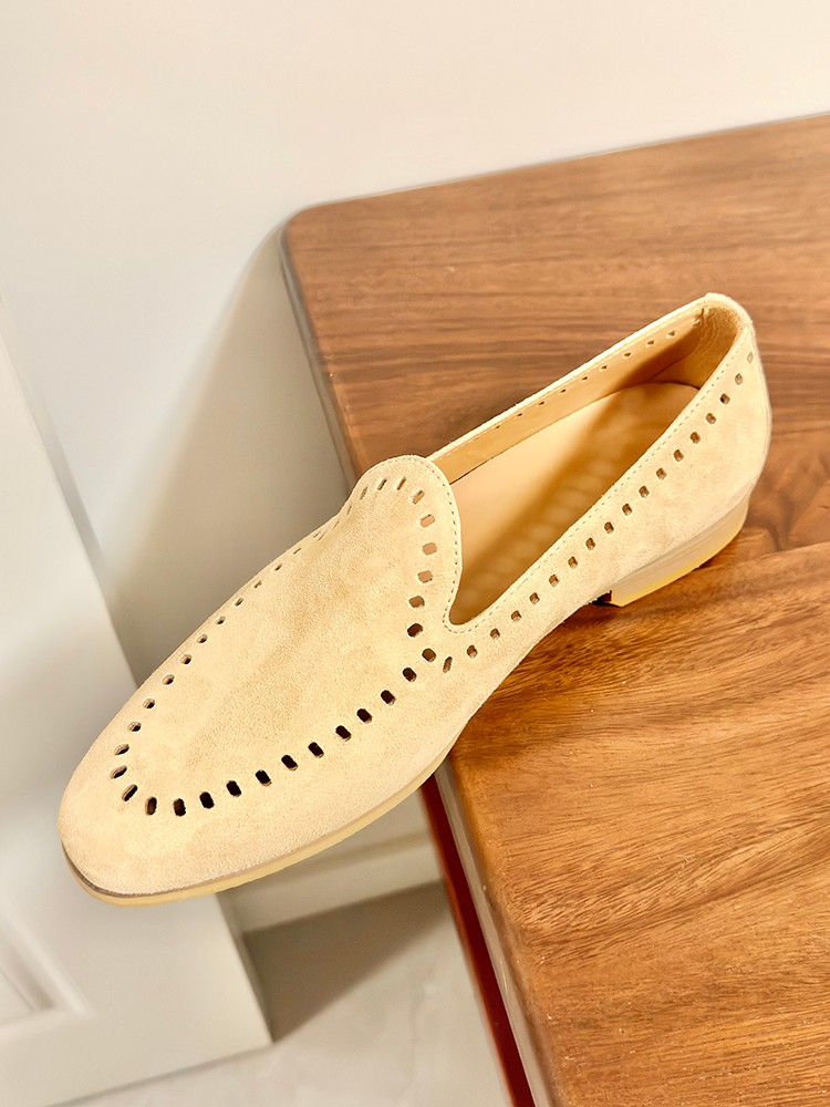 夏のファッションオフィスワークメンズ新しい本物のスエードレザ - Leather Work For Kids のレビューと価格