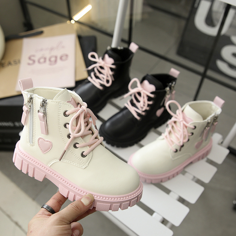 秋冬子供ヴィンテージソフトソールプリンセスアンクルブーツ子供 - Leather Work For Kids のレビューと価格