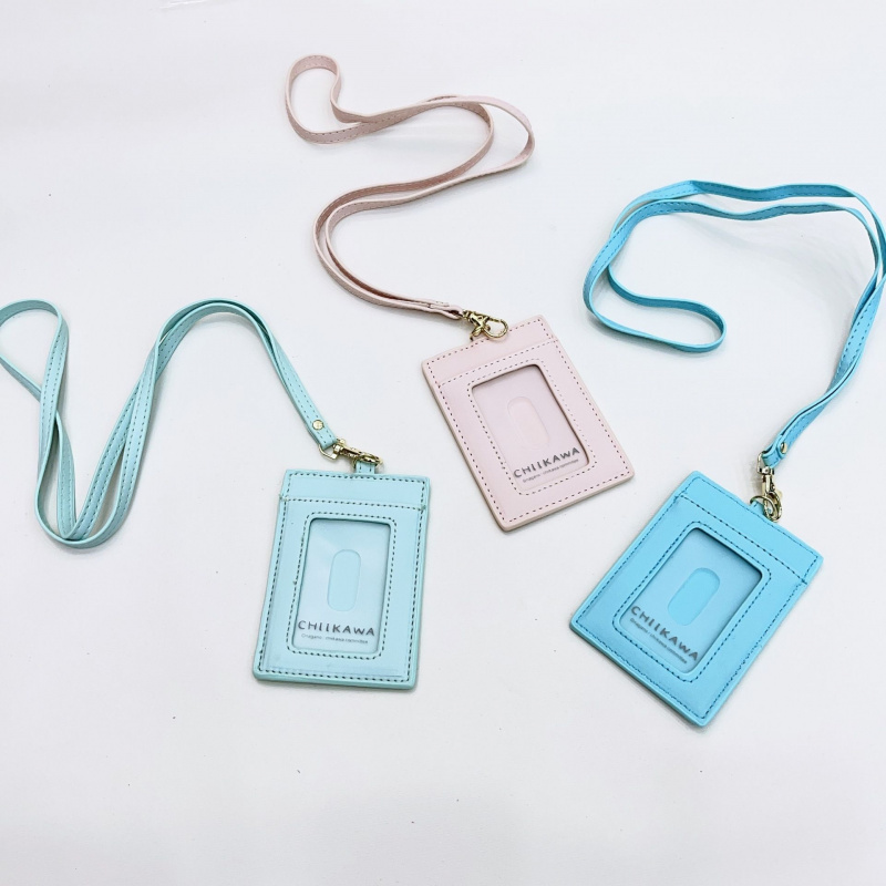 ちいかわアニメプリントPUカードホルダー、取り外し可能なラン - Leather Work Japan のレビューと価格