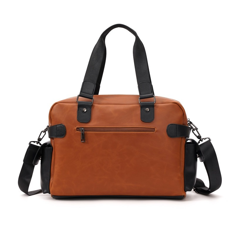 トレンディなメンズショルダーバッグレトロ高級クレイジーホース - Leather Work Bag Mens のレビューと価格